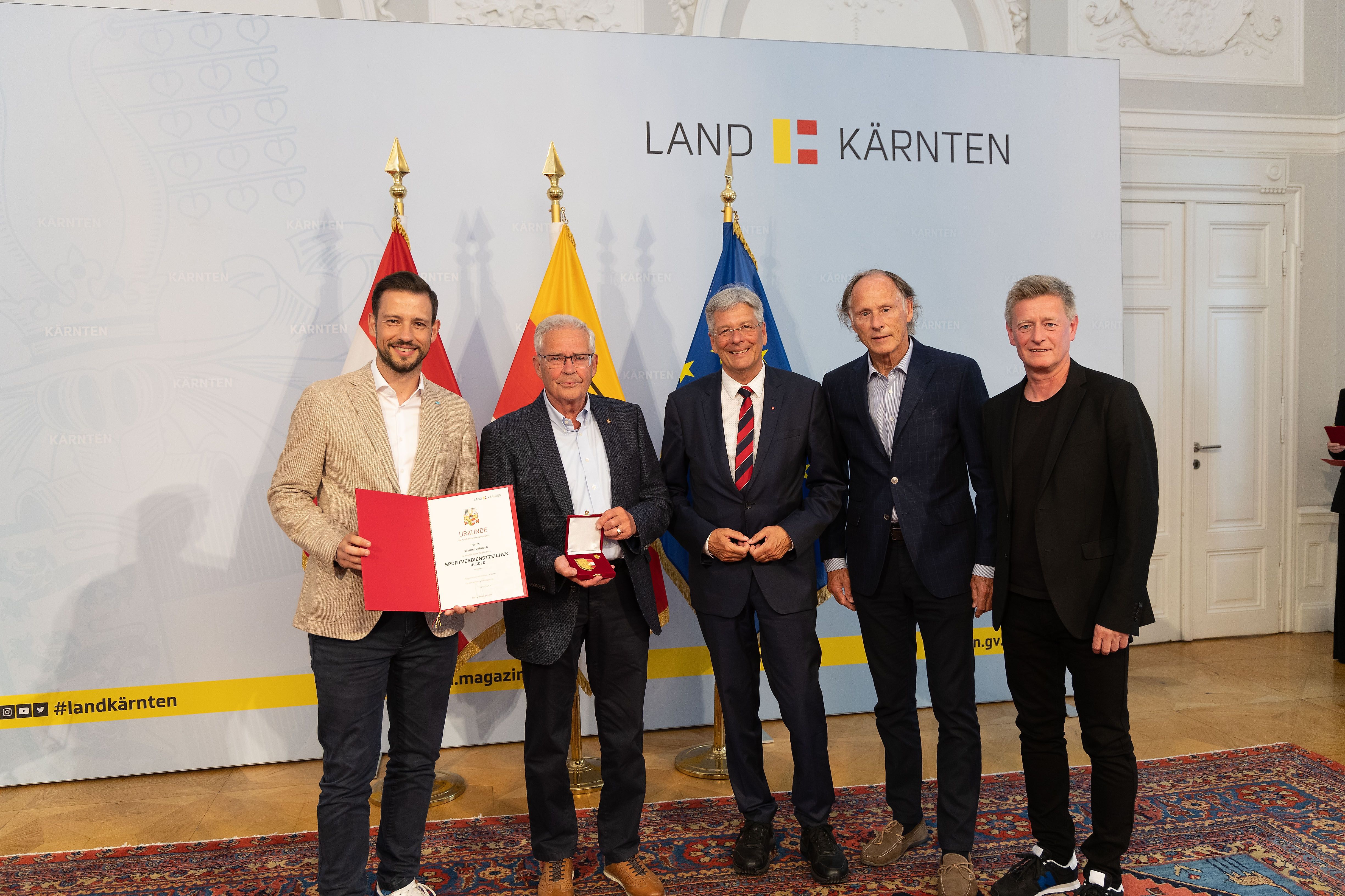 Land Kärnten zeichnete sportliches Engagement aus Land Kärnten