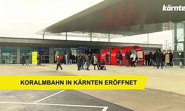 Koralmbahn in Kärnten eröffnet
